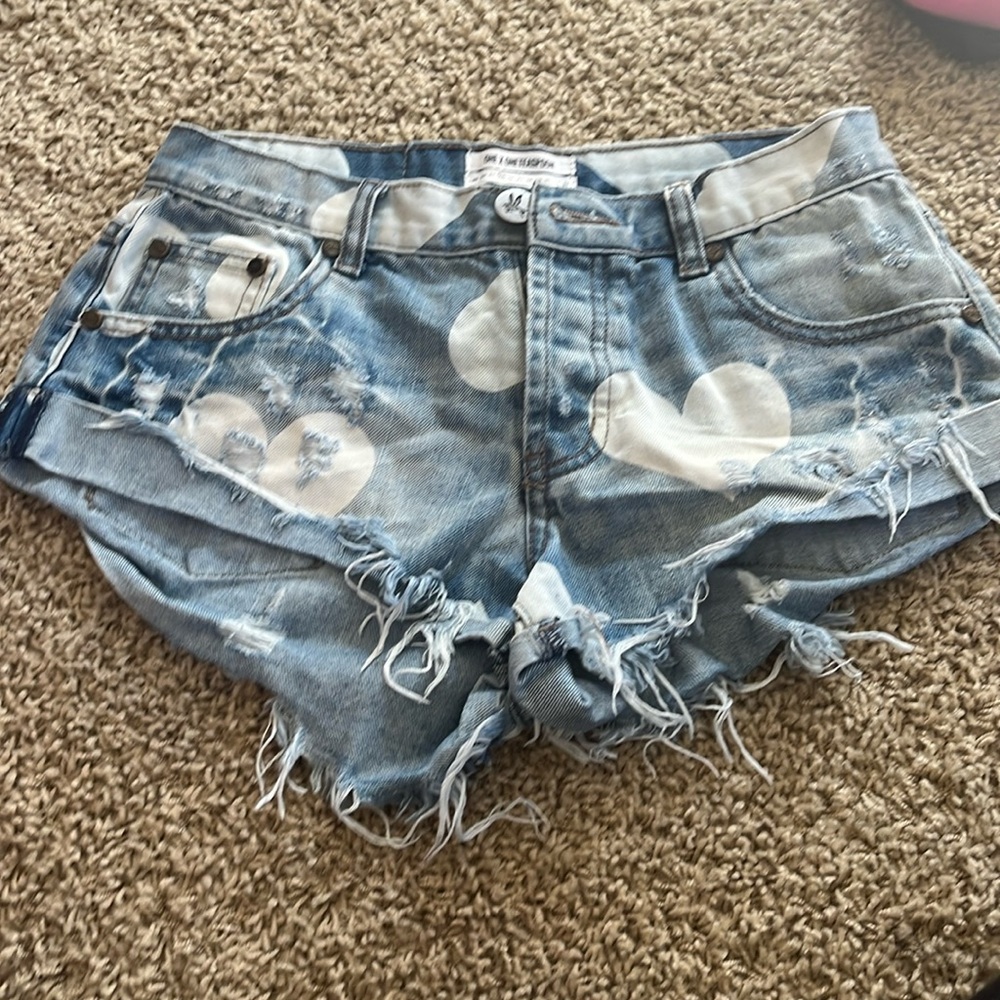 One X Teaspoon Jean shorts